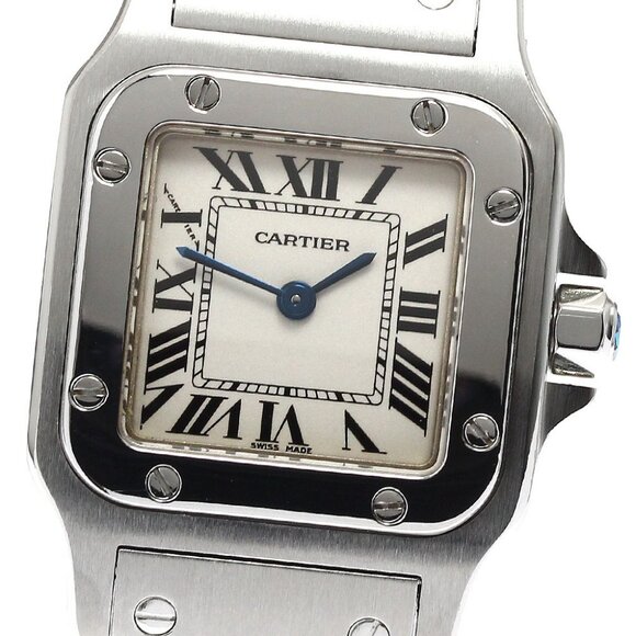 CARTIER Santos GalbeeSM W20056D6 beige Dial Quartz Ladies Watch_901093 - Picture 1 of 6